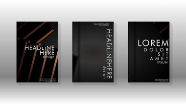 Geometrik tasarım arka planlı kapak kitabı