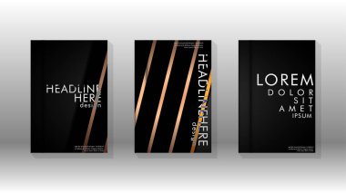 Geometrik tasarım arka planlı kapak kitabı