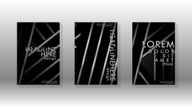 Geometrik tasarım arka planlı kapak kitabı.