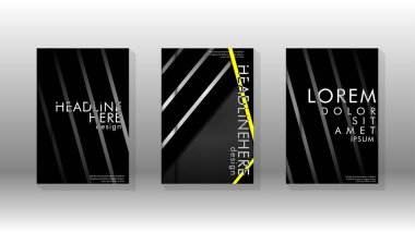 Geometrik tasarım arka planlı kapak kitabı.