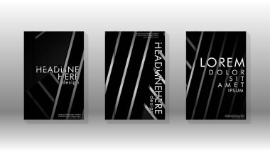 Geometrik tasarım arka planlı kapak kitabı.