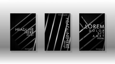 Geometrik tasarım arka planlı kapak kitabı.