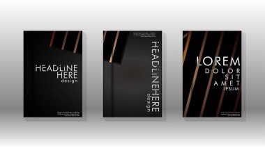 Geometrik tasarım arka planlı kapak kitabı