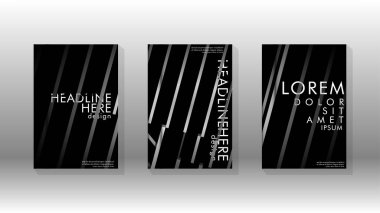 Geometrik tasarım arka planlı kapak kitabı.