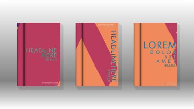 Soyut kitap kapağı düzeninin arka planı. Broşürler, dergiler, vektör şablonları vb. için. Modern tasarımlar Eps 10'da geometrik desenler oluşturur