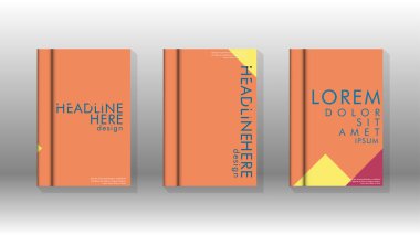 Soyut kitap kapağı düzeninin arka planı. Broşürler, dergiler, vektör şablonları vb. için. Modern tasarımlar Eps 10'da geometrik desenler oluşturur