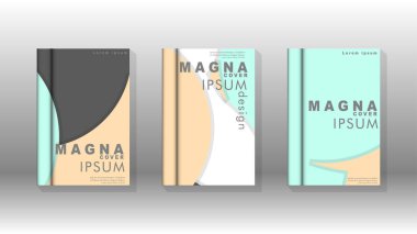 Minimal vektör tasarımı kapsar. Yuvarlak şekiller kompozisyon. Eps10 vektör şablonu