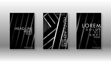 Geometrik tasarım arka planlı kapak kitabı.