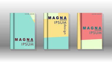 Soyut kitap kapağı düzeninin arka planı. Broşürler, dergiler, vektör şablonları vb. için. Modern tasarımlar Eps 10'da geometrik desenler oluşturur