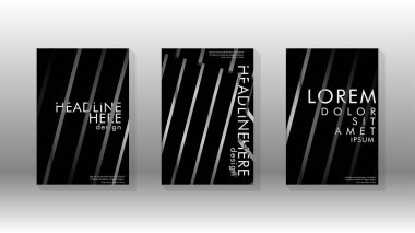 Geometrik tasarım arka planlı kapak kitabı.