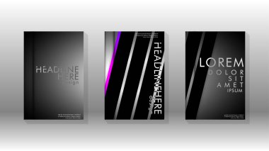 Geometrik tasarım arka planlı kapak kitabı.