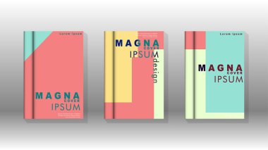 Soyut kitap kapağı düzeninin arka planı. Broşürler, dergiler, vektör şablonları vb. için. Modern tasarımlar Eps 10'da geometrik desenler oluşturur