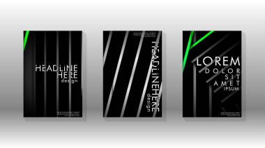 Geometrik tasarım arka planlı kapak kitabı.