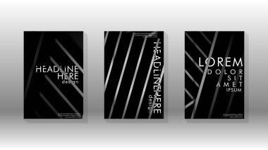 Geometrik tasarım arka planlı kapak kitabı.