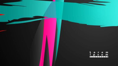 Renkli geometrik arka planlar. Basit form kompozisyonu. Eps10 vektör şablonu