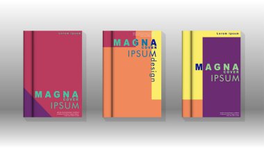 Soyut kitap kapağı düzeninin arka planı. Broşürler, dergiler, vektör şablonları vb. için. Modern tasarımlar Eps 10'da geometrik desenler oluşturur