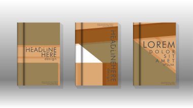 Kapak kitabı kavramı soyut geometrik arka plan renk ve şekillerin bir kombinasyonu ile