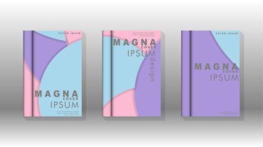 Posterler, kapaklar, broşürler, şirket yıllık iş, vb için soyut daire şekil arka planlar.