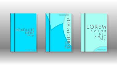 Kurumsal iş yıllık rapor kitap kapağı broşür el ilanı posteri için soyut düşük daire şekil arka plan. Eps10 vektör şablonu