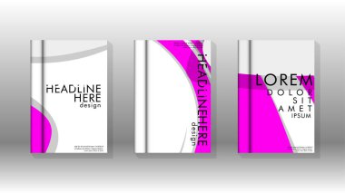 Arka kapak sıvı elemanları ile. Tasarım kavramı kitap. Fütüristik iş düzeni. Dijital poster şablonu. Tasarlamak vektör - eps10