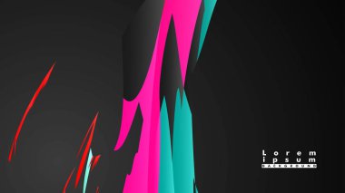 Renkli geometrik arka planlar. Basit form kompozisyonu. Eps10 vektör şablonu