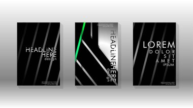 Geometrik tasarım arka planlı kapak kitabı.