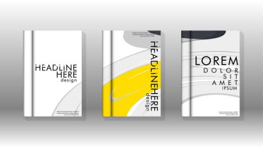 Arka kapak sıvı elemanları ile. Tasarım kavramı kitap. Fütüristik iş düzeni. Dijital poster şablonu. Tasarlamak vektör - eps10