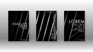 Geometrik tasarım arka planlı kapak kitabı.