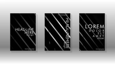 Geometrik tasarım arka planlı kapak kitabı.