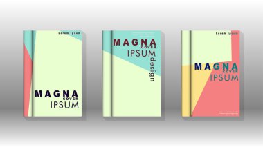 Soyut kitap kapağı düzeninin arka planı. Broşürler, dergiler, vektör şablonları vb. için. Modern tasarımlar Eps 10'da geometrik desenler oluşturur