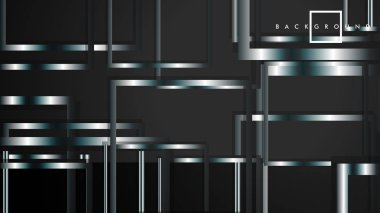 Modern Soyut Vektör Kutusu Arka Plan. beyaz degrade şeritler ile. eps 10 şablonu