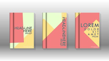 Soyut kitap kapağı düzeninin arka planı. Broşürler, dergiler, vektör şablonları vb. için. Modern tasarımlar Eps 10'da geometrik desenler oluşturur