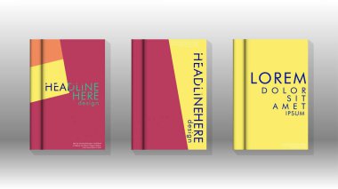 Soyut kitap kapağı düzeninin arka planı. Broşürler, dergiler, vektör şablonları vb. için. Modern tasarımlar Eps 10'da geometrik desenler oluşturur