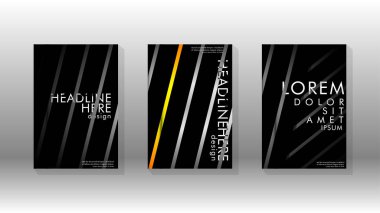 Geometrik tasarım arka planlı kapak kitabı.