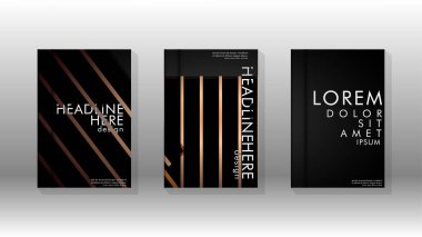 Geometrik tasarım arka planlı kapak kitabı