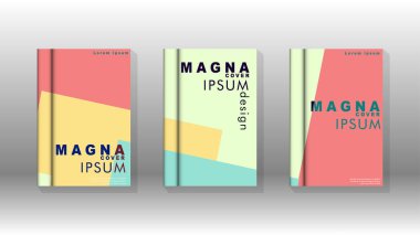 Soyut kitap kapağı düzeninin arka planı. Broşürler, dergiler, vektör şablonları vb. için. Modern tasarımlar Eps 10'da geometrik desenler oluşturur
