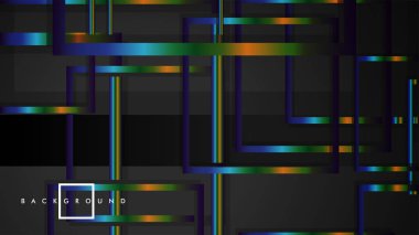 Modern Soyut Vektör Kutusu Arka Plan. renkli degrade şeritler ile. eps 10 şablonu