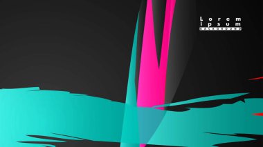 Renkli geometrik arka planlar. Basit form kompozisyonu. Eps10 vektör şablonu