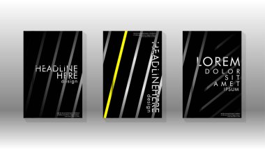 Geometrik tasarım arka planlı kapak kitabı.