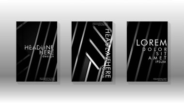 Geometrik tasarım arka planlı kapak kitabı.