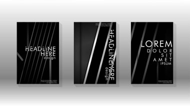 Geometrik tasarım arka planlı kapak kitabı.