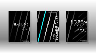 Geometrik tasarım arka planlı kapak kitabı