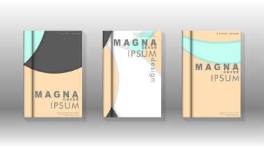 Posterler, kapaklar, broşürler, şirket yıllık iş, vb için soyut daire şekil arka planlar.