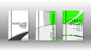 Arka kapak sıvı elemanları ile. Tasarım kavramı kitap. Fütüristik iş düzeni. Dijital poster şablonu. Tasarlamak vektör - eps10