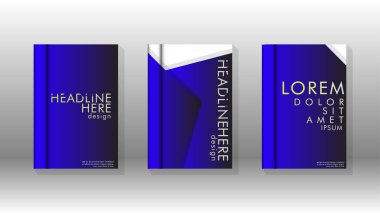 Soyut vektör düzeni arka planı. Broşürler, yıllık, dergi, vektör şablonları vb. için.