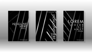 Geometrik tasarım arka planlı kapak kitabı.