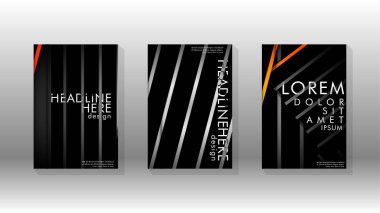 Geometrik tasarım arka planlı kapak kitabı.