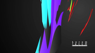 Renkli geometrik arka planlar. Basit form kompozisyonu. Eps10 vektör şablonu