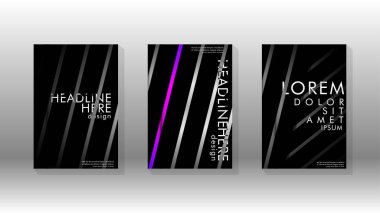 Geometrik tasarım arka planlı kapak kitabı.