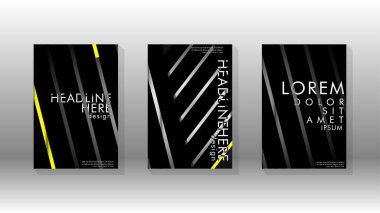 Geometrik tasarım arka planlı kapak kitabı.